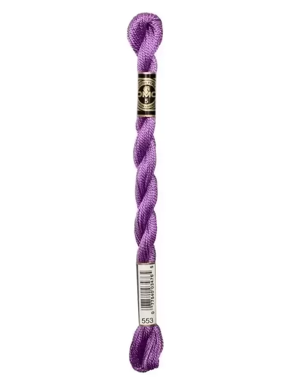 DMC Coton Perlé N° 3 (Art. 115) 553 Améthyste violette
