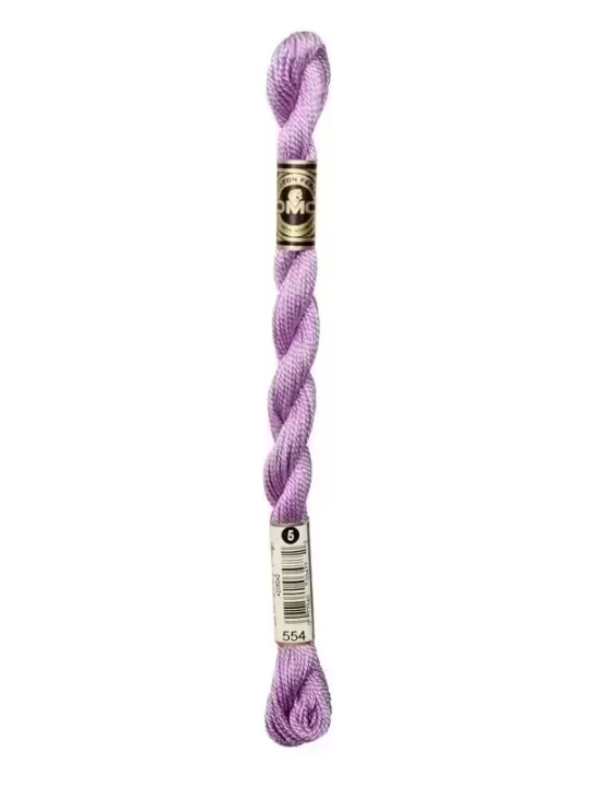DMC Coton Perlé N° 3 (Art. 115) 554 Violet pastel