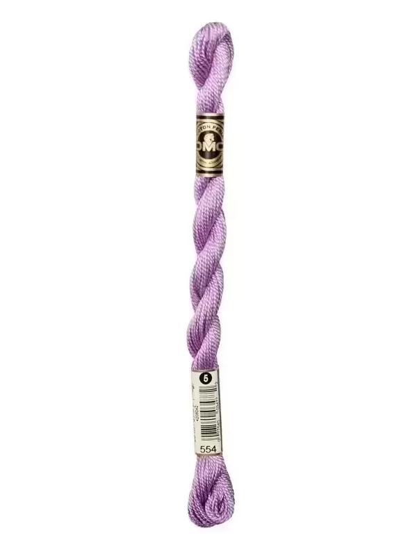 DMC Coton Perlé N° 3 (Art. 115) 554 Violet pastel