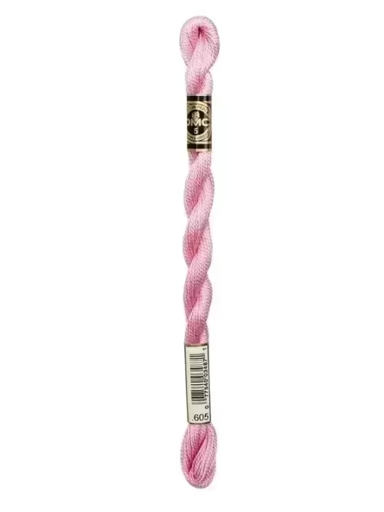 DMC Coton Perlé N° 3 (Art. 115) 605 Bouton de rose