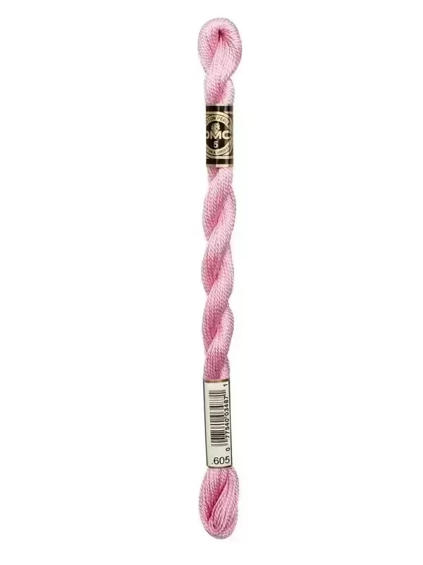 DMC Coton Perlé N° 3 (Art. 115) 605 Bouton de rose