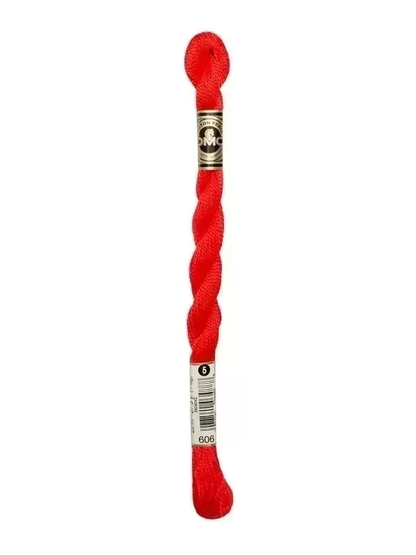 DMC Coton Perlé N° 3 (Art. 115) 606 Rouge vif