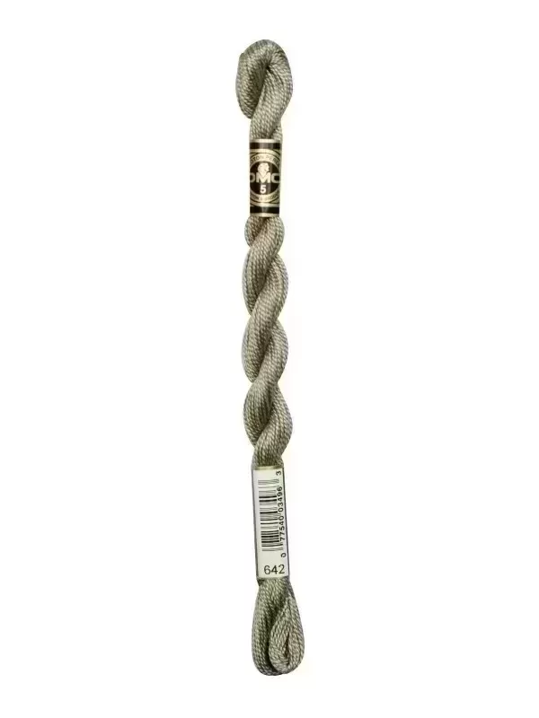 DMC Coton Perlé N° 3 (Art. 115) 642 Gris terre d'ombre