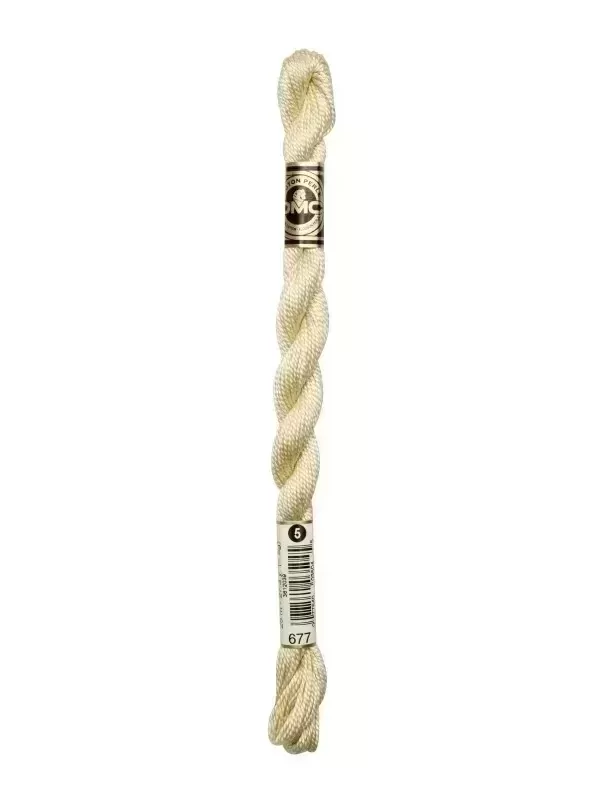 DMC Coton Perlé N° 3 (Art. 115) 677 Sable