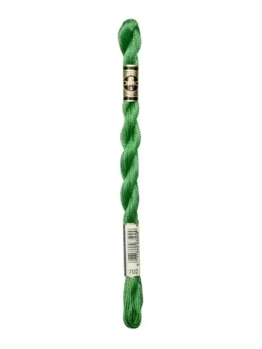 DMC Coton Perlé N° 3 (Art. 115) 702 Vert brin d'herbe