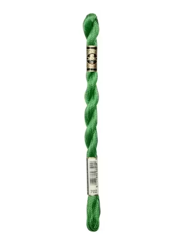 DMC Coton Perlé N° 3 (Art. 115) 702 Vert brin d'herbe