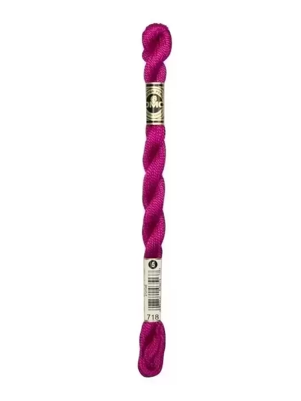 DMC Coton Perlé N° 3 (Art. 115) 718 Rose magenta