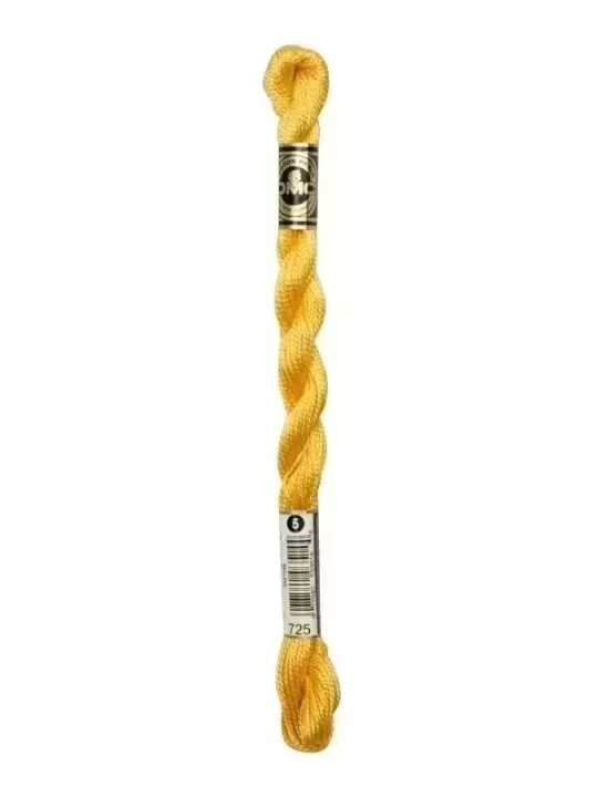 DMC Coton Perlé N° 3 (Art. 115) 725 Jaune bouton d'or