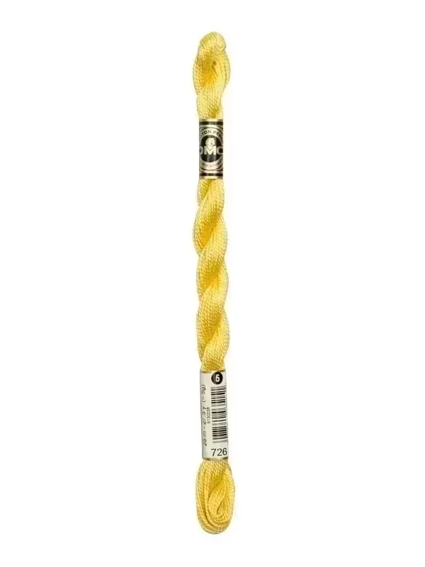 DMC Coton Perlé N° 3 (Art. 115) 726 Jaune mimosa