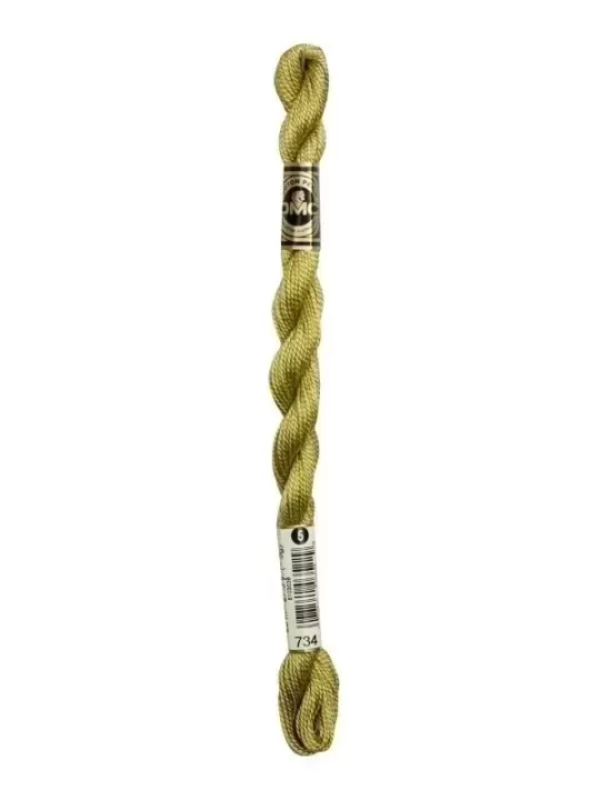 DMC Coton Perlé N° 3 (Art. 115) 734 Olive cassée