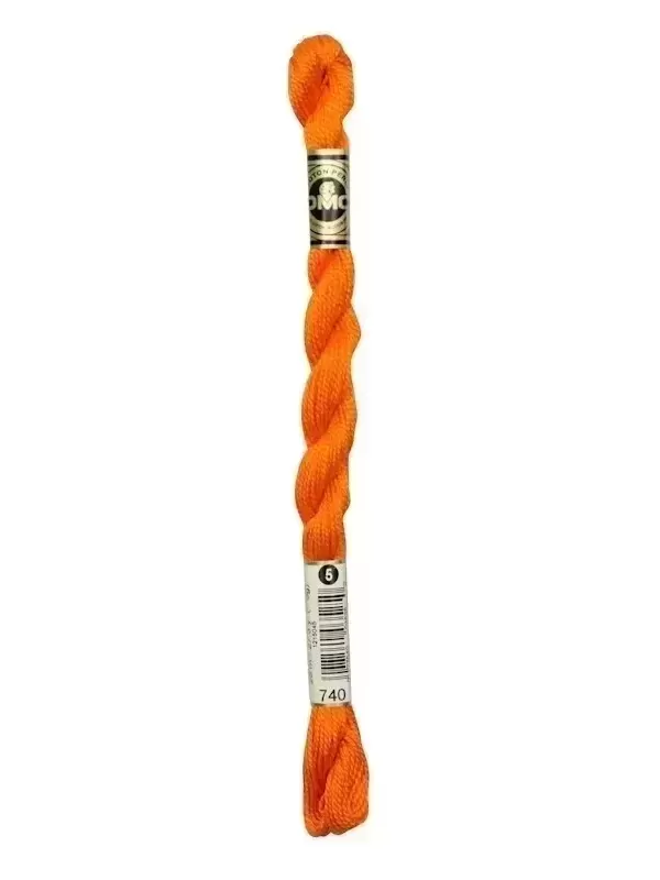 DMC Coton Perlé N° 3 (Art. 115) 740 Orange