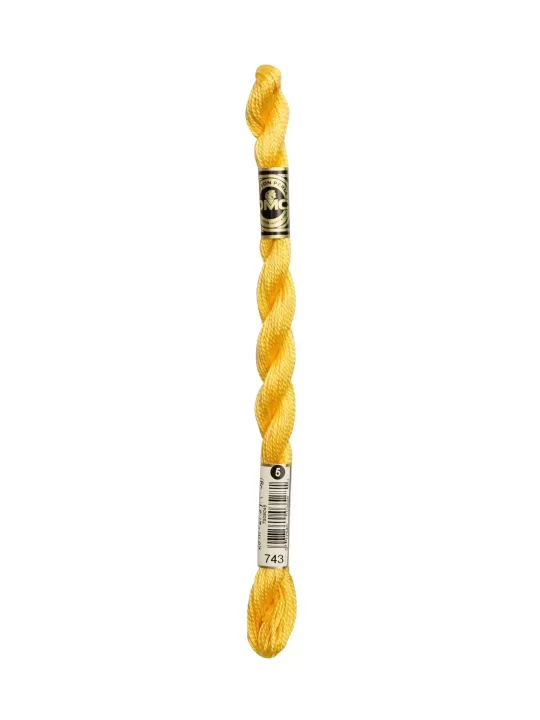 DMC Coton Perlé N° 3 (Art. 115) 743 Jaune de Naples