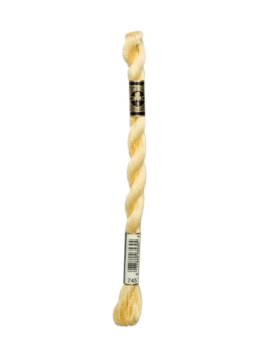 DMC Coton Perlé N° 3 (Art. 115) 745 Jaune banane