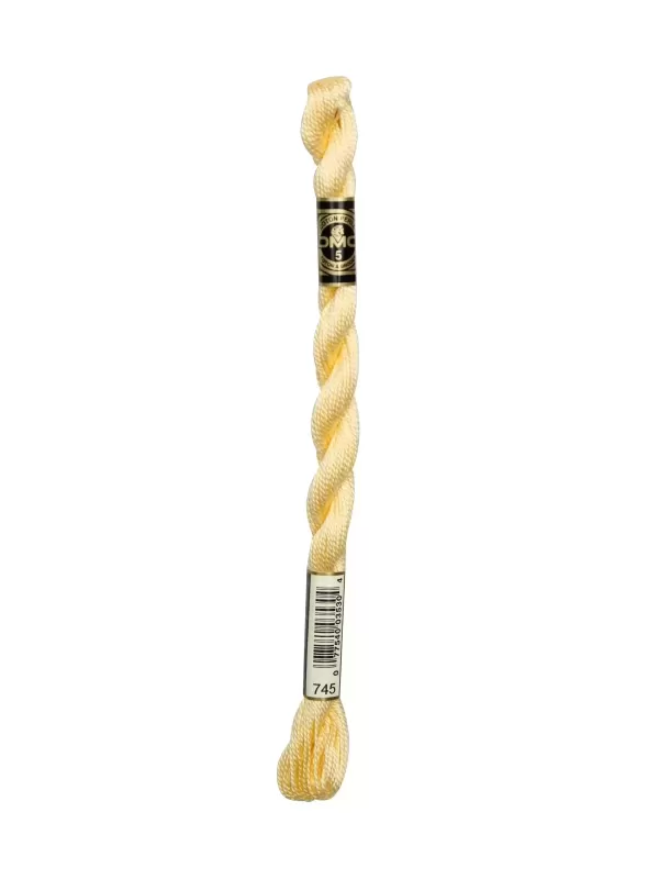 DMC Coton Perlé N° 3 (Art. 115) 745 Jaune banane
