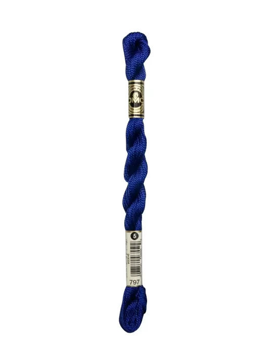 DMC Coton Perlé N° 3 (Art. 115) 797 Bleu de France