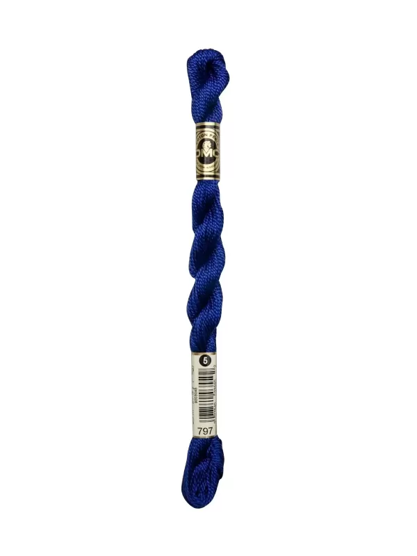 DMC Coton Perlé N° 3 (Art. 115) 797 Bleu de France
