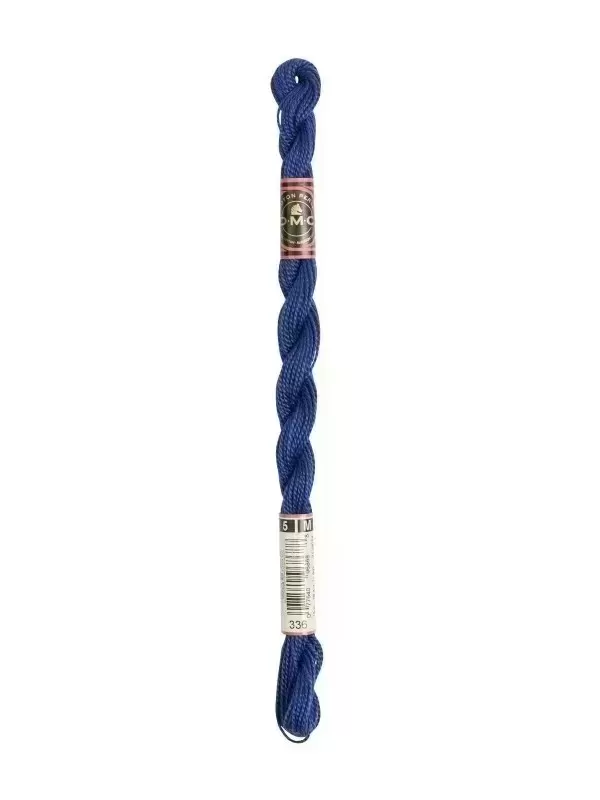 DMC Coton Perlé N° 5 (Art. 115) 336 Bleu indigo