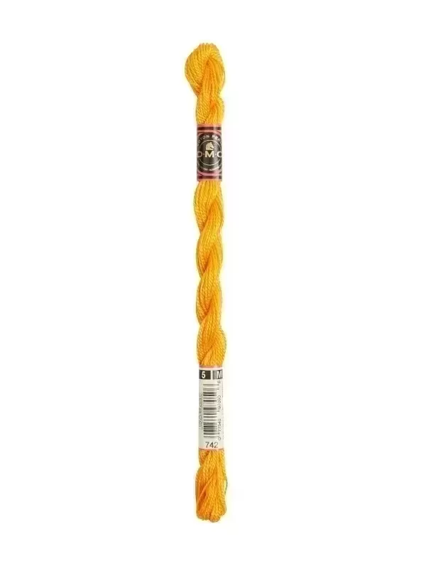 DMC Coton Perlé N° 5 (Art. 115) 742 Clémentine