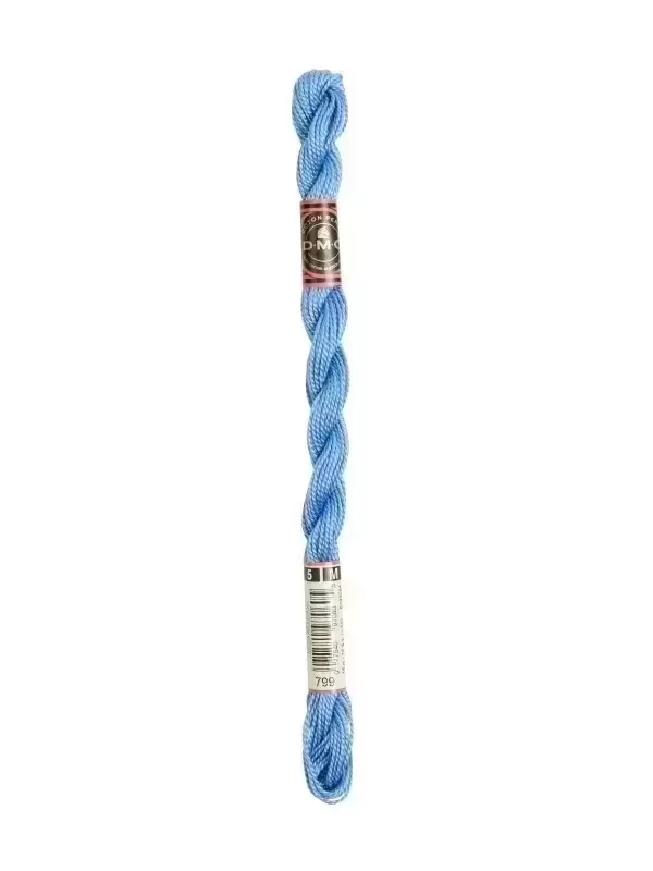 DMC Coton Perlé N° 5 (Art. 115) 799 Bleu horizon