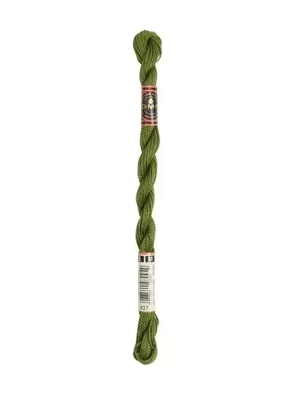 DMC Coton Perlé N° 5 (Art. 115) 937 Vert mousse