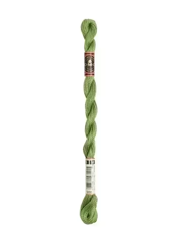 DMC Coton Perlé N° 5 (Art. 115) 988 Verveine