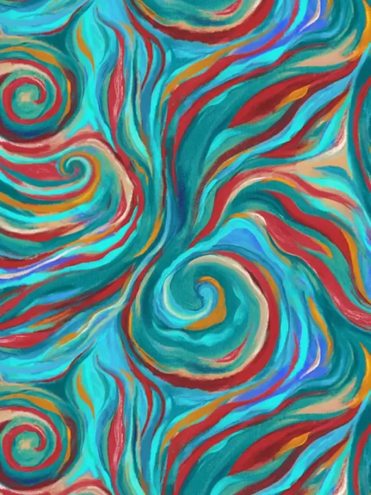 IMPRESSIONS par Melissa Marie Collins 53016D.5 Swirl Sensation Teal