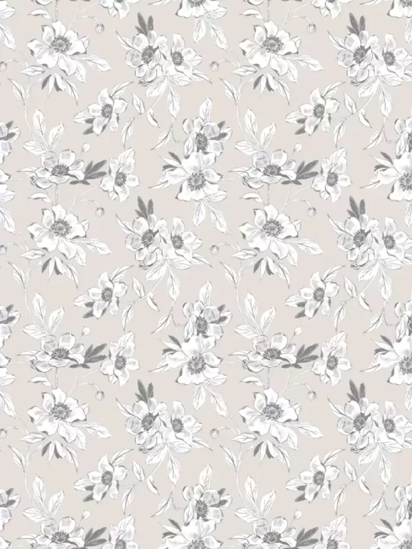 SKETCHBOOK par Whistler Studios 53083.4 Delicate Poppies Beige