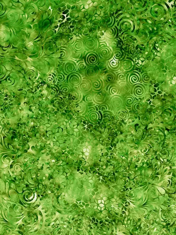 QT FABRICS - EFFERVESCENCE par Dan Morris 28159.G Green