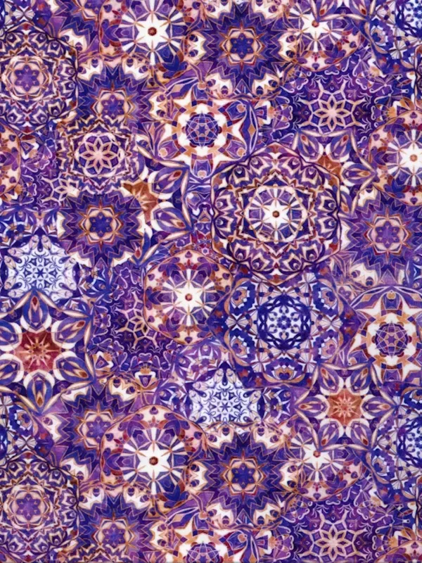 PERIWINKLE par Dan Morris 28631.V Medallion Violet