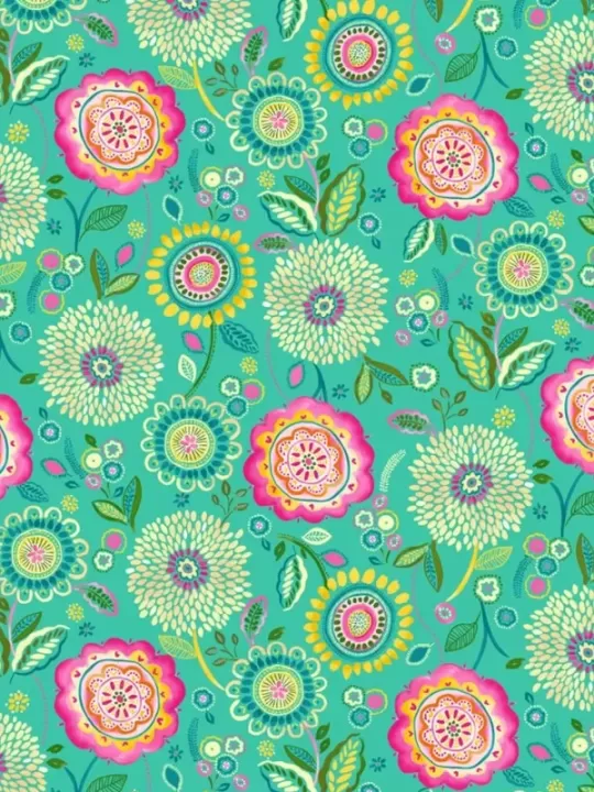Tissu Patchwork HAPPY DAYS de Michael Miller Fabrics 9392.JADE