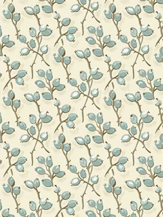 ANDOVER FABRICS - BLUEBIRD par Edyta Sitar Réf 9176-BL1