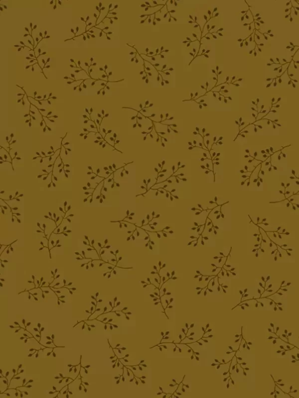 ANDOVER FABRICS - OLIVE BRANCH par Edyta Sitar Réf 8511-N6 Coffee