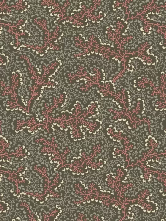 ANDOVER FABRICS - TRADEWINDS par Renée Nanneman 814-C Coralberry Dolphin