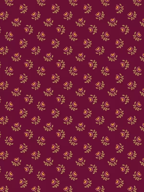ANDOVER FABRICS - WILDBERRY CREEK par Renée Nanneman 300.P Moon fern Plum