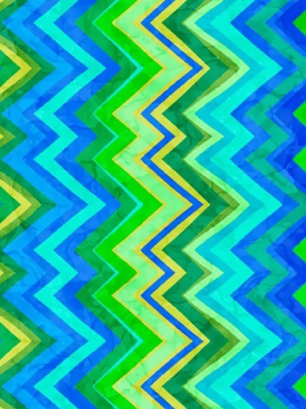 QT FABRICS - AMBIANCE par Dan Morris 28611.G Chevron Green