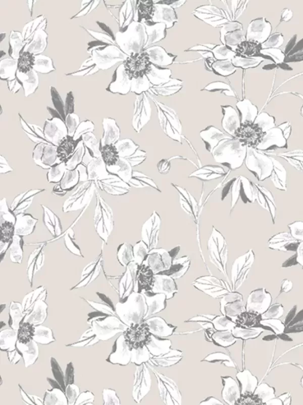 WINDHAM FABRICS - SKETCHBOOK par Whistler Studios 53083.4 Delicate Poppies Beige