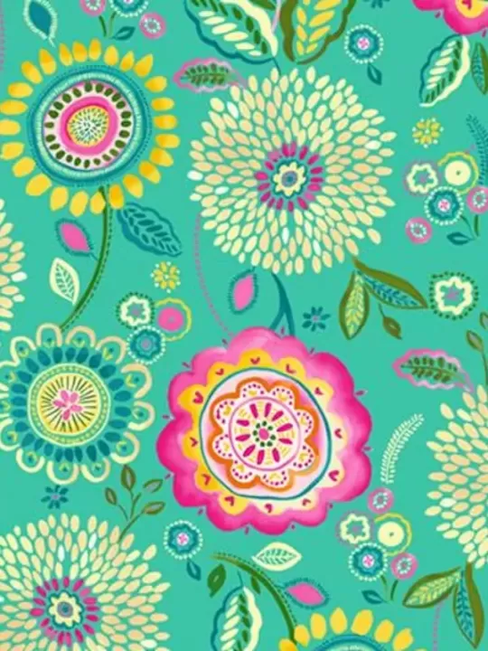 Tissu Patchwork HAPPY DAYS de MICHAEL MILLER FABRICS Réf. 9392 Jade
