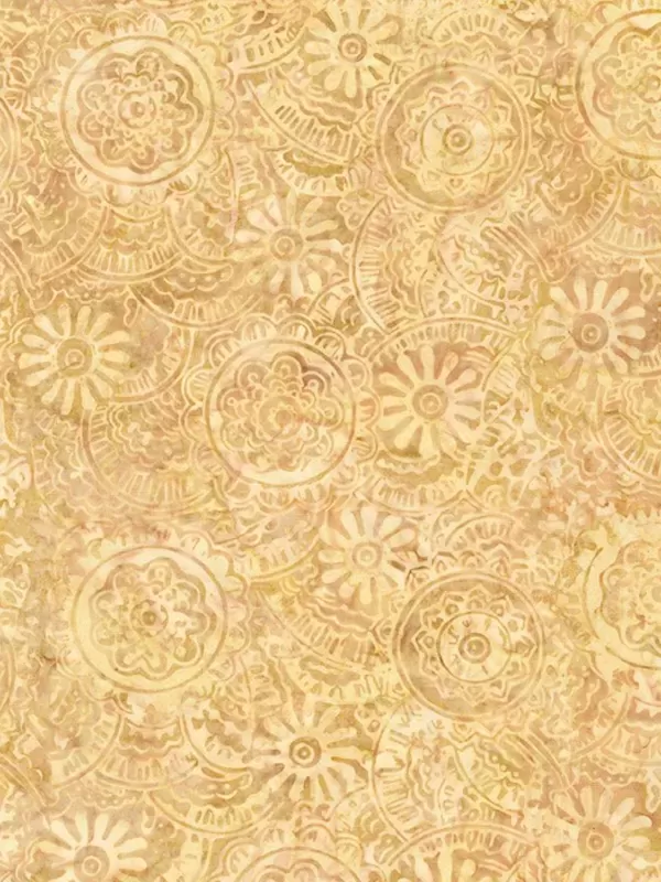 Tissu Patchwork Batik TONGA MOONLIT B3131 Fawn