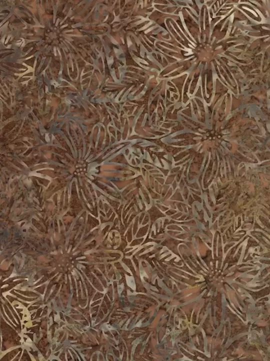 Tissu Patchwork Batik TONGA MOONLIT B2979 Saddle