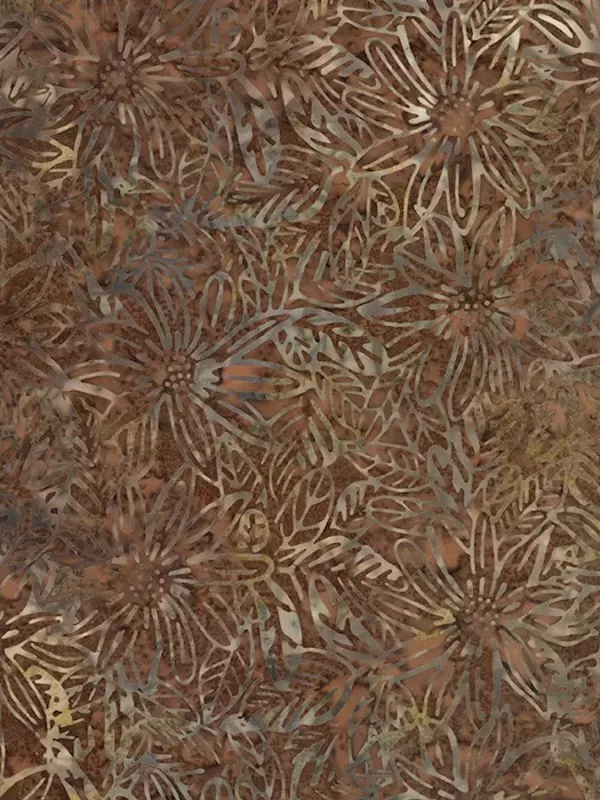 Tissu Patchwork Batik TONGA MOONLIT B2979 Saddle