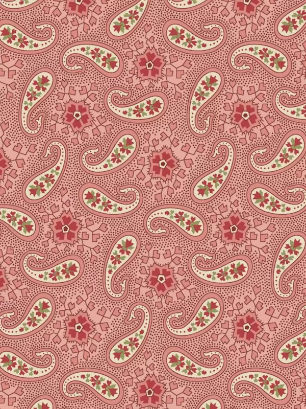 ANDOVER FABRICS - JOY par Edyta Sitar 1047-E Paisley Snowflakes
