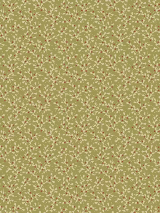 ANDOVER FABRICS - JOY par Edyta Sitar 1054-G Snow Tracks Spruce