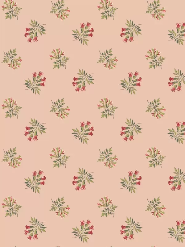 ANDOVER FABRICS - JOY par Edyta Sitar 1057-E Corsage Rosy Cheeks