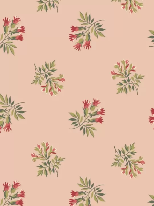 ANDOVER FABRICS - JOY par Edyta Sitar 1057-E Corsage Rosy Cheeks