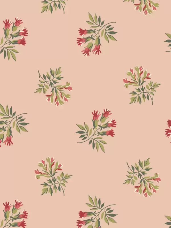 ANDOVER FABRICS - JOY par Edyta Sitar 1057-E Corsage Rosy Cheeks