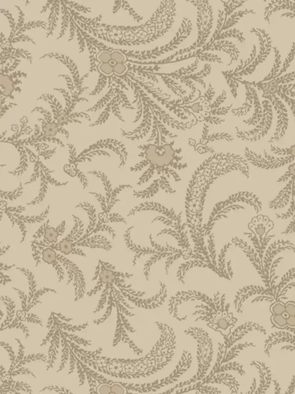 WINDHAM FABRICS - OXFORD par Mary Koval 53891-4 Delicate Paisley Almond
