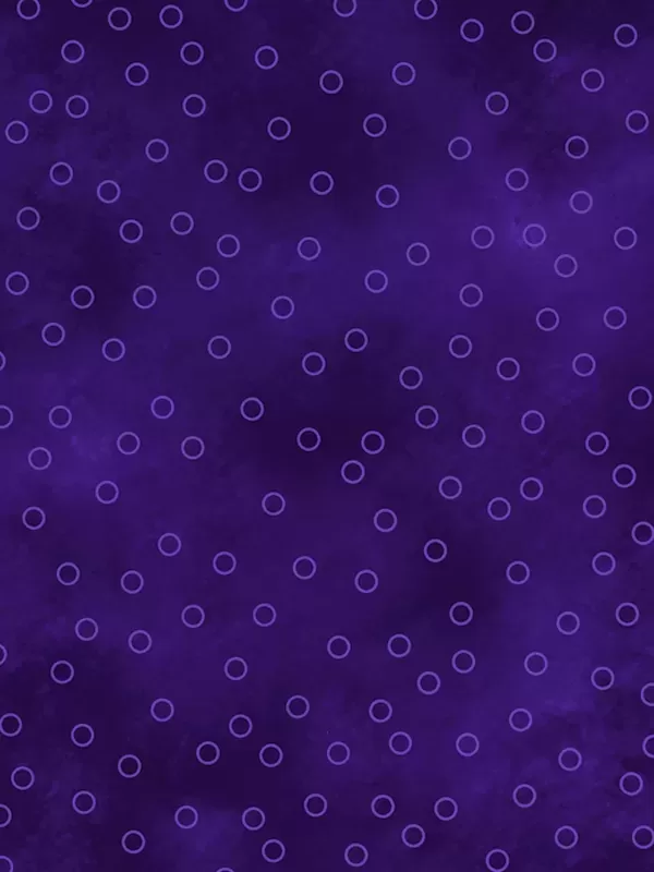 Tissu Jewel par P&B Textiles 5358.DV Bubbles Dark Violet