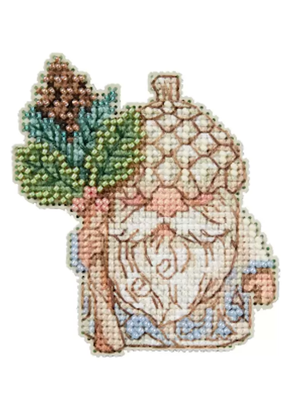 MILL HILL Kit Décoration à broder Points comptés ACORN GNOME