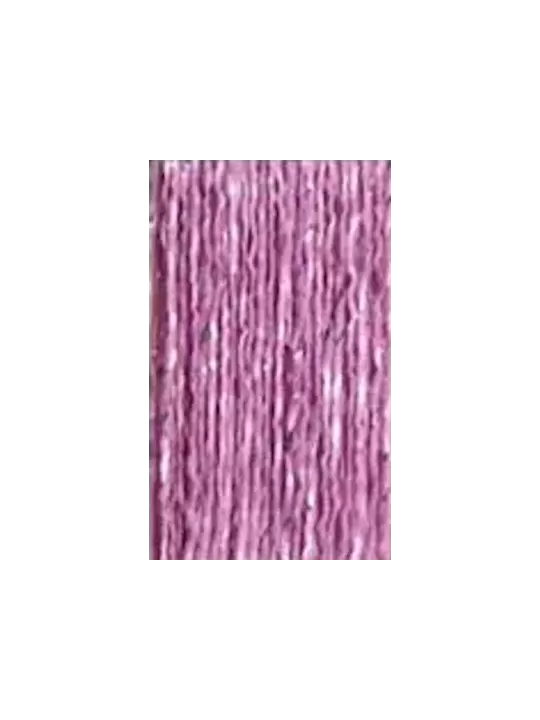 FIL AU CHINOIS Cocon Caudry N° 3080 Mauve lamé argent