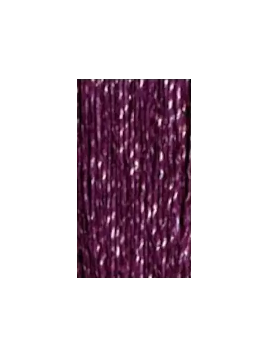 FIL AU CHINOIS Cocon Caudry N° 3716 Violet lamé argent